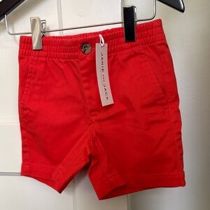 Janie and Jack Vibrant Red Shorts